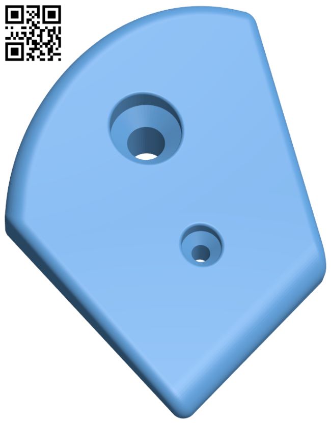 Rock Climbing Hold - Crimpy Pinch H008162 file stl free download 3D Model for CNC and 3d printer