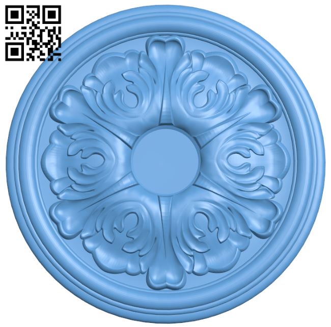 Round pattern T0000846 download free stl files 3d model for CNC wood carving