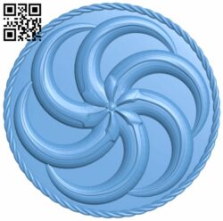 Round pattern T0001136 download free stl files 3d model for CNC wood carving