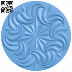 Round pattern T0001138 download free stl files 3d model for CNC wood carving