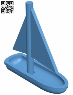 Sail boat H008280 file stl free download 3D Model for CNC and 3d printer