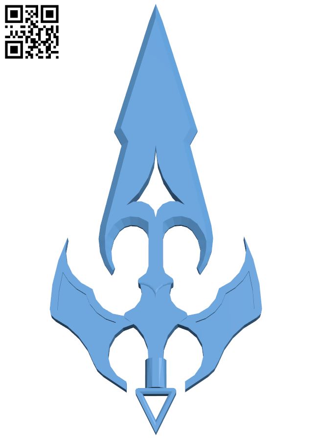 Scorpion's spear - Kunai H008406 file stl free download 3D Model for CNC and 3d printer