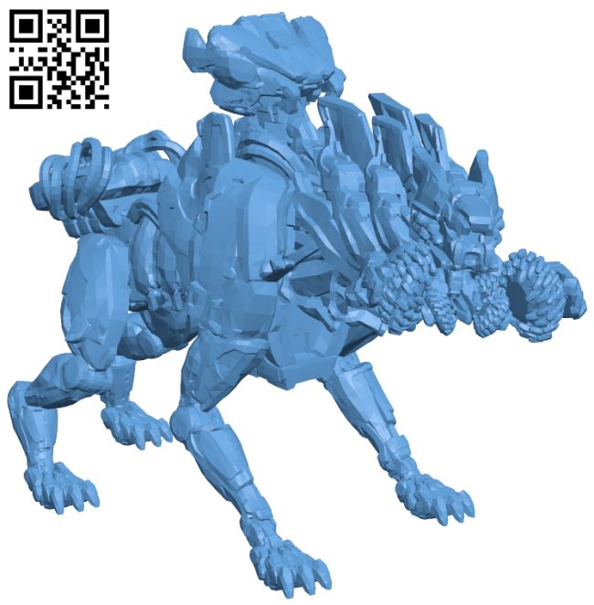 Scrapper - Horizon Zero Dawn H008465 file stl free download 3D Model for CNC and 3d printer