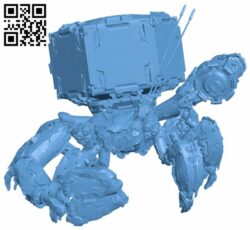 Shellwalker – Horizon Zero Dawn H008467 file stl free download 3D Model for CNC and 3d printer