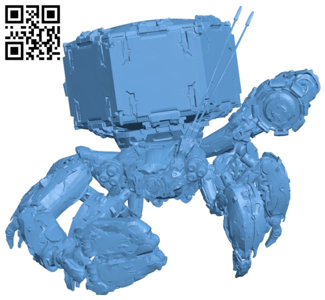 Shellwalker - Horizon Zero Dawn H008467 file stl free download 3D Model for CNC and 3d printer