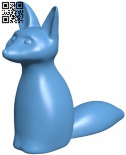 Sitting Fox H008291 file stl free download 3D Model for CNC and 3d printer