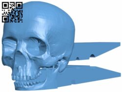 Skull clothespin H007930 file stl free download 3D Model for CNC and 3d printer