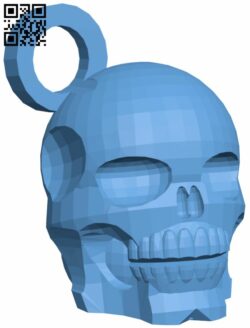 Skull key chain H007933 file stl free download 3D Model for CNC and 3d printer