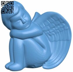 Sleeping Angel H007934 file stl free download 3D Model for CNC and 3d printer