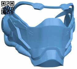 Soldier 76 Visor Mask H007635 file stl free download 3D Model for CNC and 3d printer