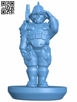 Space Conscript Freebie H007980 file stl free download 3D Model for CNC and 3d printer