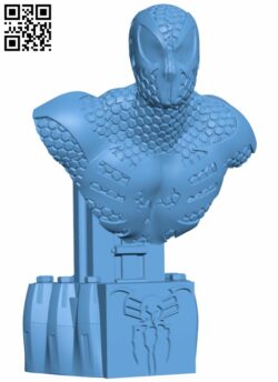 Spiderman 2099 bust H008167 file stl free download 3D Model for CNC and 3d printer