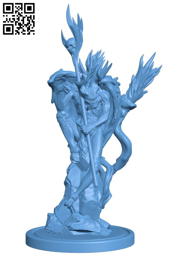 Spined Devil H008168 file stl free download 3D Model for CNC and 3d printer