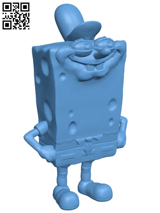 Spongebob H007803 file stl free download 3D Model for CNC and 3d printer