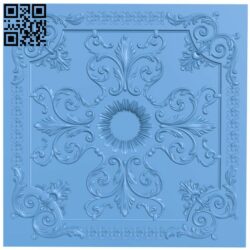 Square pattern T0000848 download free stl files 3d model for CNC wood carving