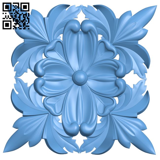 Square pattern T0000890 download free stl files 3d model for CNC wood carving