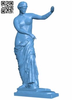 Statue of Aphrodite H008176 file stl free download 3D Model for CNC and 3d printer