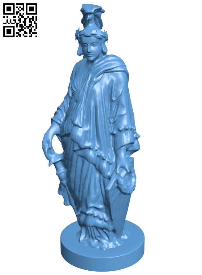 Statue of Freedom H007598 file stl free download 3D Model for CNC and 3d printer