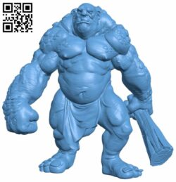 Stone Troll H008472 file stl free download 3D Model for CNC and 3d printer