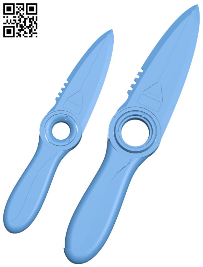 Survival knife H008352 file stl free download 3D Model for CNC and 3d printer