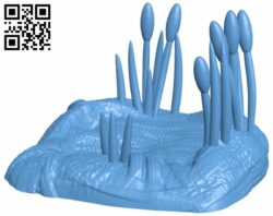 Swamp terrain H008354 file stl free download 3D Model for CNC and 3d printer