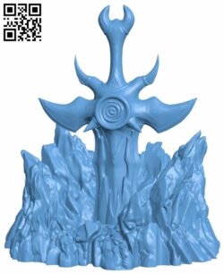 Sword of Sargeras H007600 file stl free download 3D Model for CNC and 3d printer