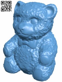 Teddy Bear H008360 file stl free download 3D Model for CNC and 3d printer