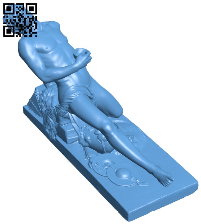 The Drunken Faun H008479 file stl free download 3D Model for CNC and 3d printer