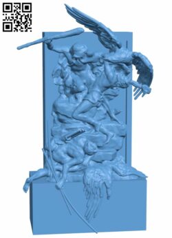 The eagle hunters H008480 file stl free download 3D Model for CNC and 3d printer