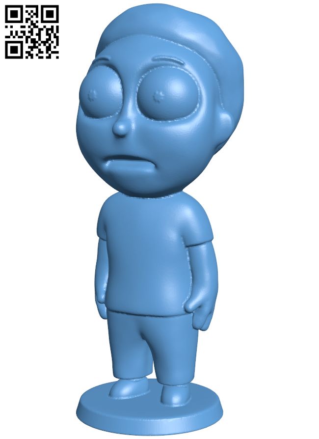 Tiny Morty H008415 file stl free download 3D Model for CNC and 3d printer
