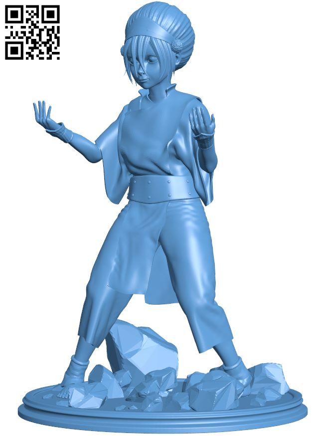 Toph Beifong H007749 file stl free download 3D Model for CNC and 3d printer