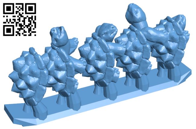 Tortoises H008420 file stl free download 3D Model for CNC and 3d printer