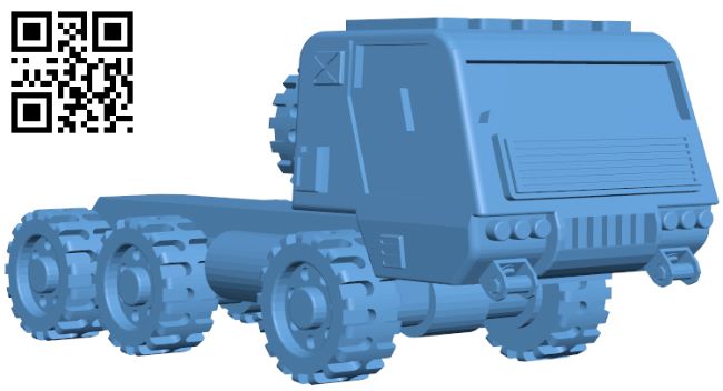 Utility Truck H007998 file stl free download 3D Model for CNC and 3d printer