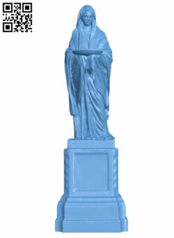 Vestale at the Louvre, Paris H007999 file stl free download 3D Model for CNC and 3d printer