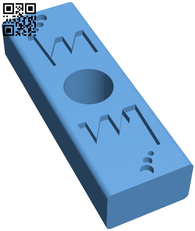 iMakr Jenga calibration block H008101 file stl free download 3D Model for CNC and 3d printer