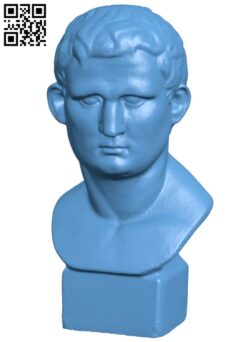 Agrippa bust H009122 file stl free download 3D Model for CNC and 3d printer