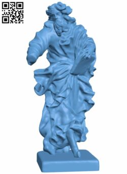 Apostle with a book H008785 file stl free download 3D Model for CNC and 3d printer
