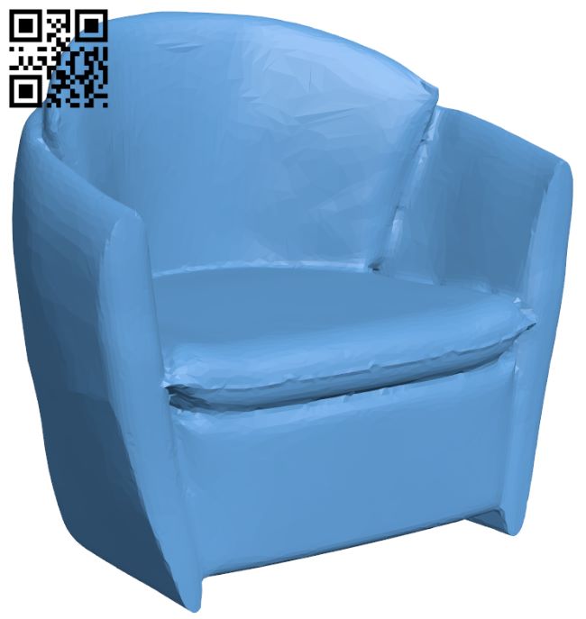 Armchair H008902 file stl free download 3D Model for CNC and 3d printer