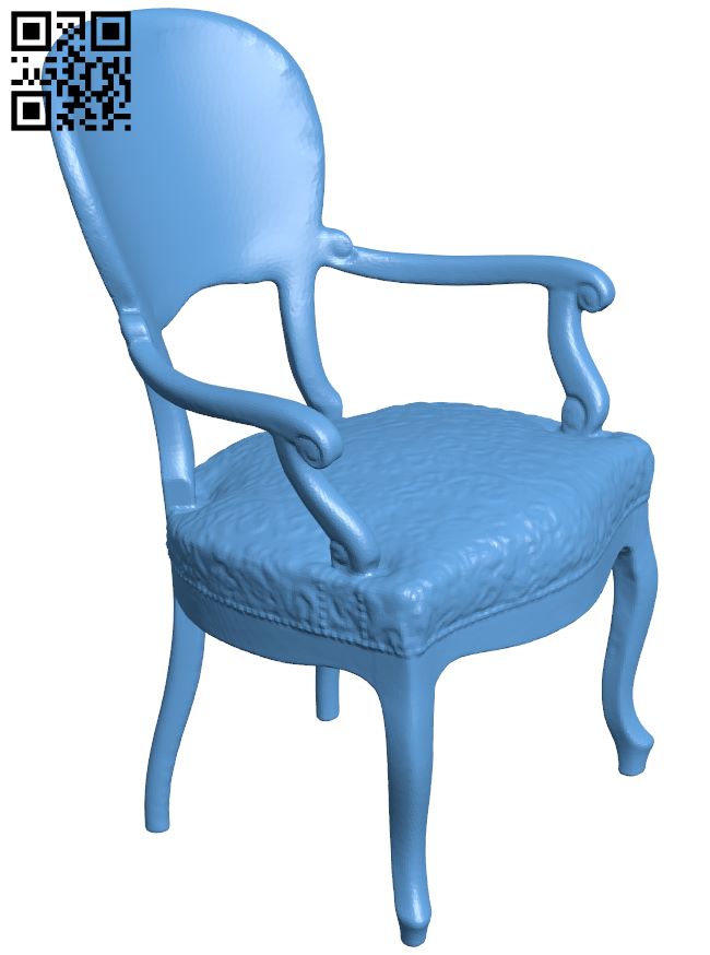 Armchair H008903 file stl free download 3D Model for CNC and 3d printer