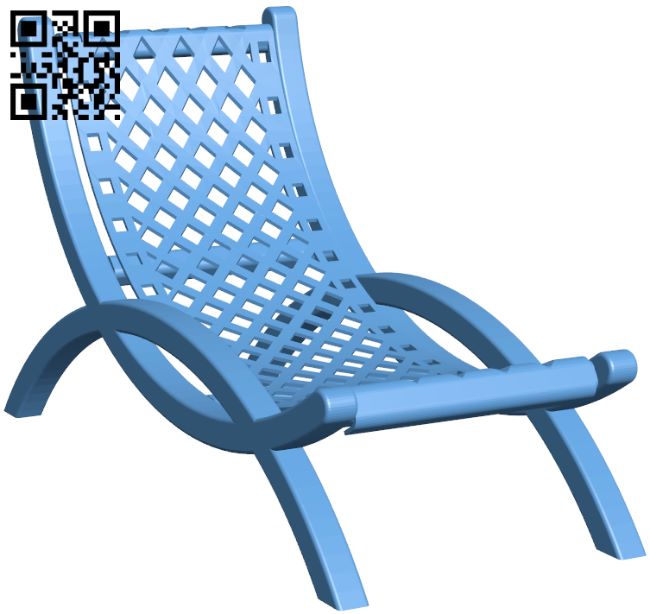 Armchair H009023 file stl free download 3D Model for CNC and 3d printer