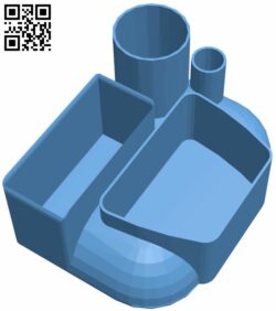 Bathroom denture organizer H008663 file stl free download 3D Model for CNC and 3d printer