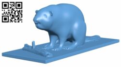 Beaver H008487 file stl free download 3D Model for CNC and 3d printer