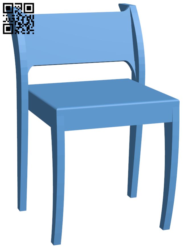 Cafe chair H008550 file stl free download 3D Model for CNC and 3d printer