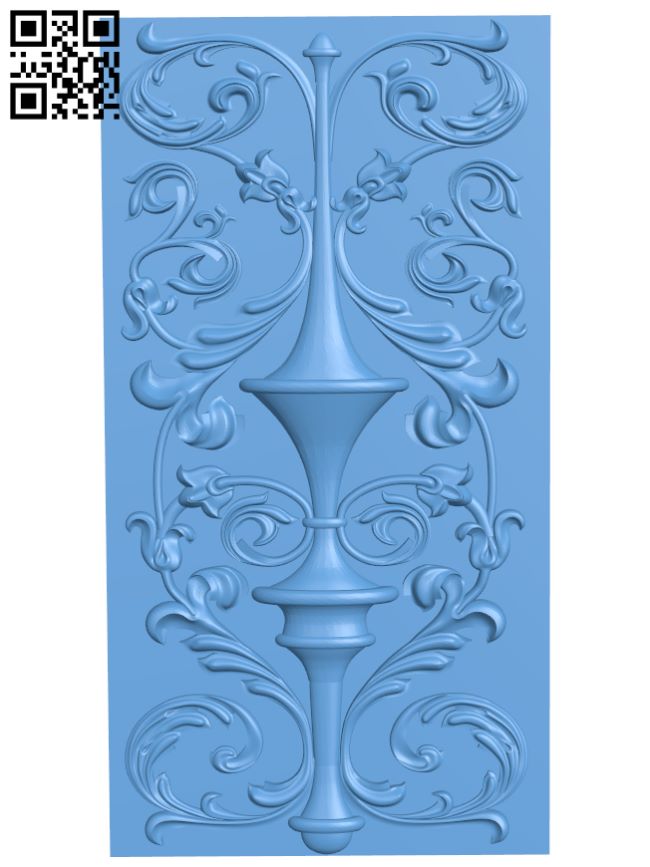 Carved frame pattern T0001151 download free stl files 3d model for CNC wood carving