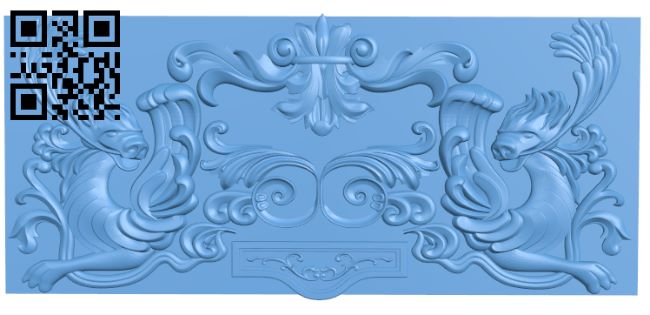 Carved frame pattern T0001152 download free stl files 3d model for CNC wood carving