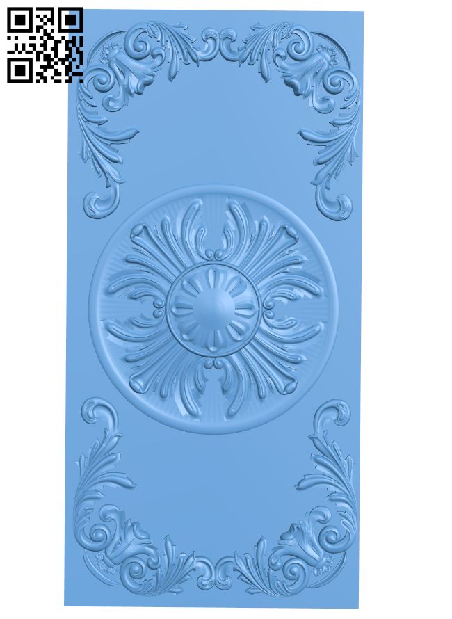 Carved frame pattern T0001155 download free stl files 3d model for CNC wood carving