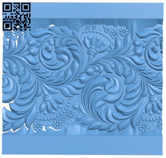 Carved frame pattern T0001157 download free stl files 3d model for CNC wood carving