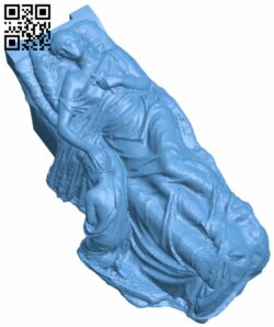 Child crying over mother H008564 file stl free download 3D Model for CNC and 3d printer