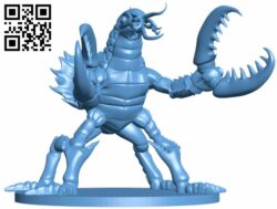 Chuul – Monster H008907 file stl free download 3D Model for CNC and 3d printer