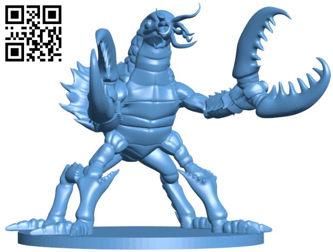 Chuul - Monster H008907 file stl free download 3D Model for CNC and 3d printer